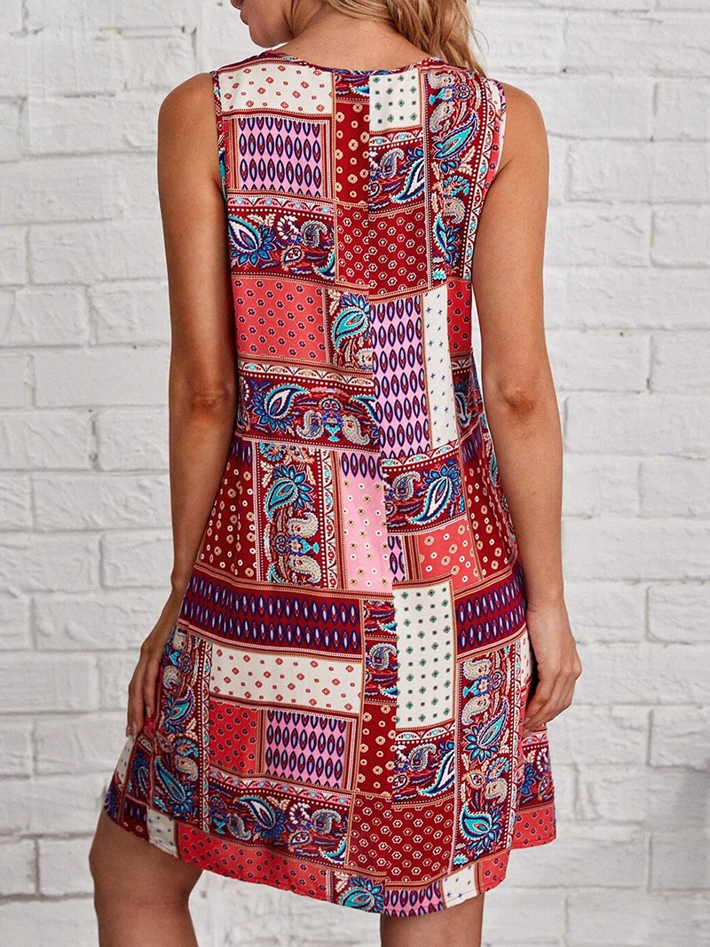 Women's Sleeveless Dress Boho  - Boho Summer Beach Maxi Dress 评论和价格