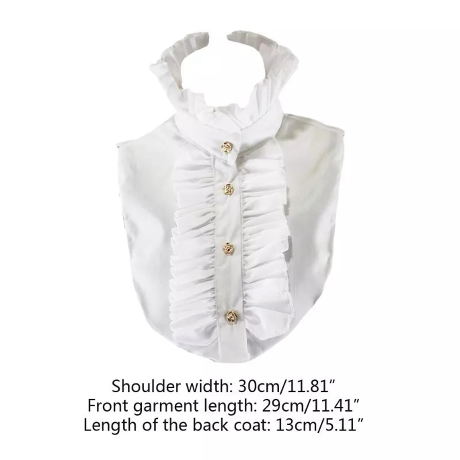 Cotton White Fake Collar for W - Blouses 评论和价格