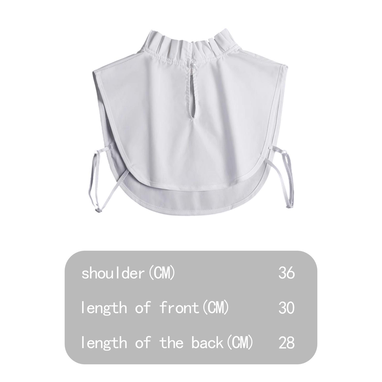 Versatile Decorative Fake Coll - Blouses 评论和价格