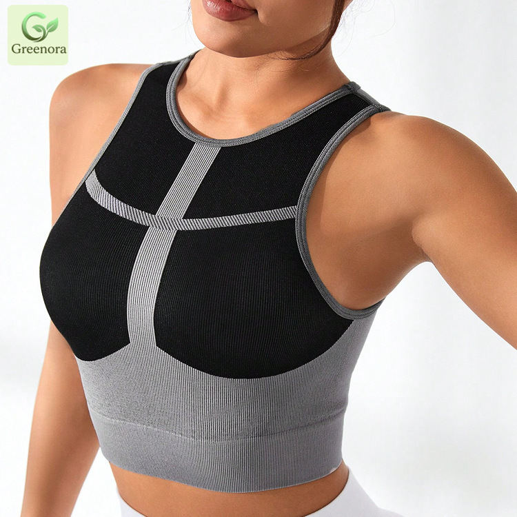 Seamless Sports Bra Women Ribb - Seamless Ribbed Workout Tank Top 评论和价格