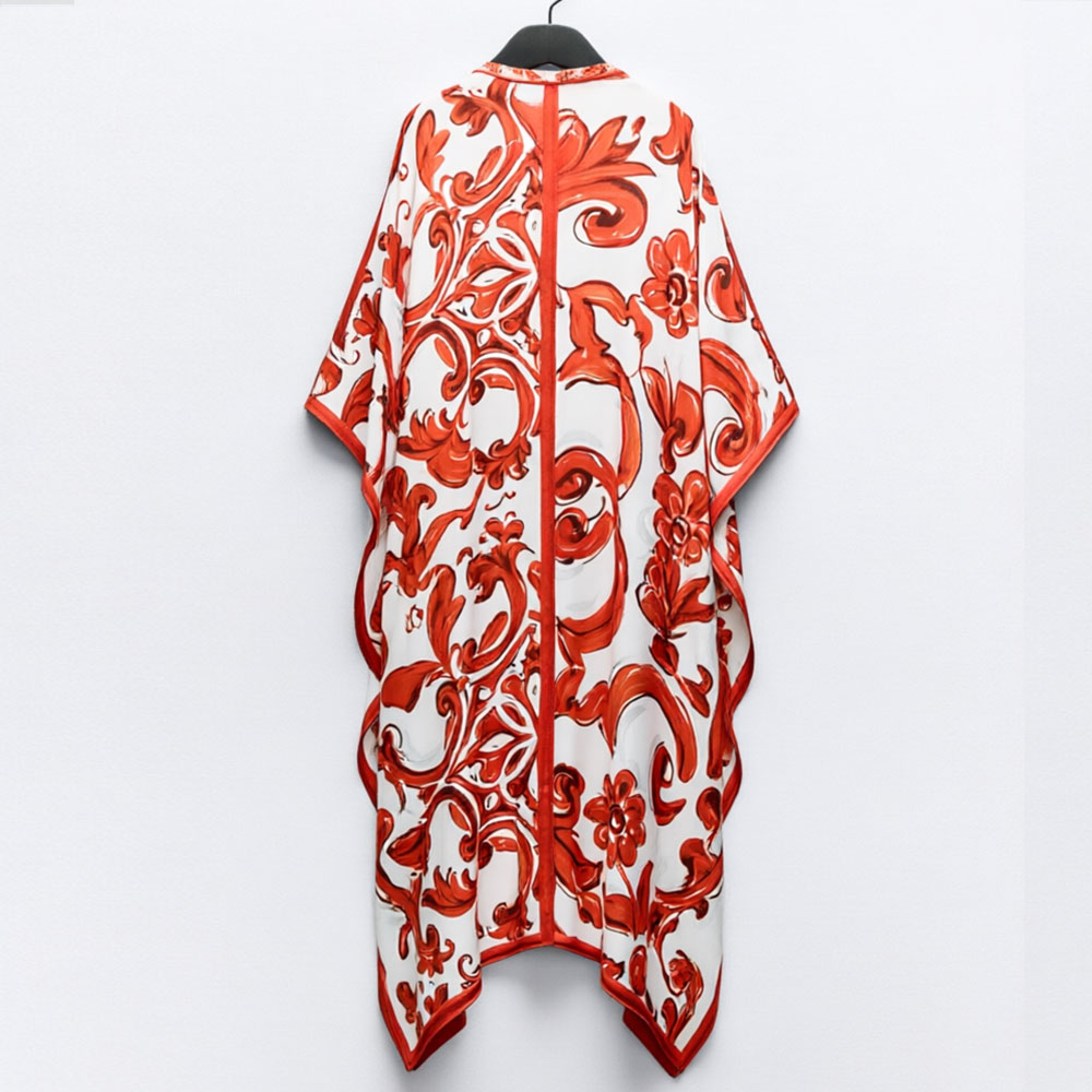 2026 Summer New Women Red Whit - Boho Summer Beach Maxi Dress 评论和价格
